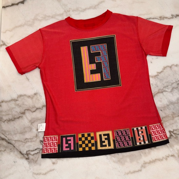 ⚡️Flash Sale- Fendi Logo Tee - Picture 7 of 14